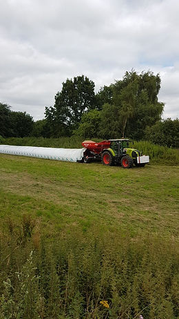 Schlauchlagerung für Getreide
